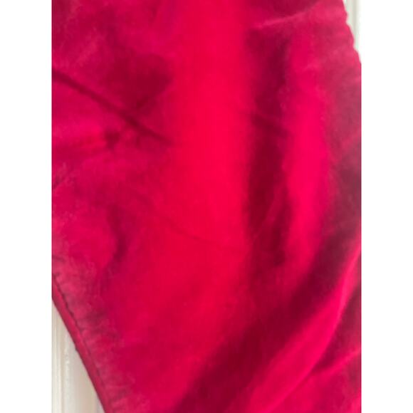 Handmade Needlepoint Holiday Stocking with Dog Motif Classic Tapestry Look - Picture 4 of 4